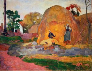 Keltaiset heinänkorret tai kultainen sato tekijältä Paul Gauguin