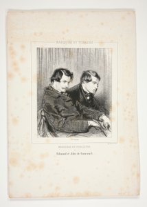 Edmond ja Jules de Goncourt tekijältä Paul Gavarni