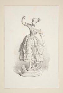 Fanny Elssler. tekijältä Paul Gavarni