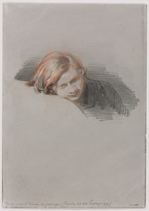 Nuoren miehen tutkimuksen johtaja LOiseau de passagelle, 1853. tekijältä Paul Gavarni