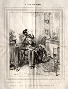 Nuoren miehen elämä, 1842. tekijältä Paul Gavarni