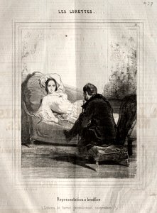 The Lorettes, 1842. tekijältä Paul Gavarni