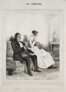The Lorettes, 1842. tekijältä Paul Gavarni
