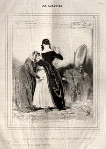 The Lorettes, 1842. tekijältä Paul Gavarni
