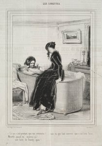 The Lorettes, 1842. tekijältä Paul Gavarni