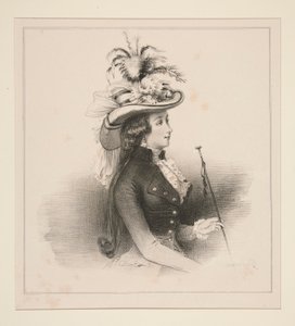 PARIISITIEDOT VUONNA 1787 tekijältä Paul Gavarni