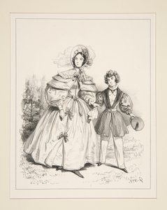 AAMUN NEGLIGEE. 1835. tekijältä Paul Gavarni