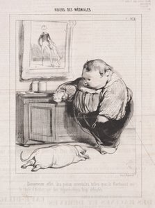 Mitalien kääntöpuoli, 1842. tekijältä Paul Gavarni