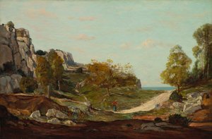 Maisema Saint-Andressa, lähellä Marseillea tekijältä Paul Guigou