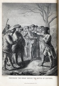 Frederick Suuri ennen Leuthenin taistelua, 1882 tekijältä Paul Haendler