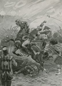Sir Edward Pakenham kuoli New Orleansin taistelussa 1814 tekijältä Paul Hardy