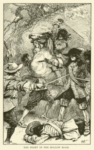 Fight in the Hollow Road (kaiverrus) tekijältä Paul Hardy