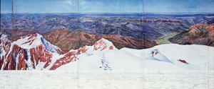 Panoraamanäkymä Pelvoux