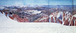 Panoraamanäkymä Pelvoux