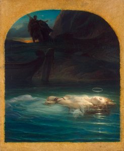Kristillinen marttyyri hukkui Tiberiin Diocletianuksen hallituskaudella, 1853.