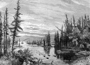 Tuhansien saarten alue, Ontario, Kanada, 1800-luku.