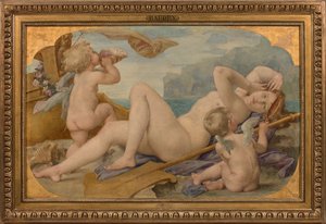 Cybele ja Amphitrite, 1859. tekijältä Paul Jacques Aimé Baudry