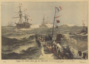 Torpedo-veneiden hyökkäys lippulaivaan