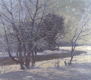 Winter Landscapefinn tekijältä Paul Johann Walch