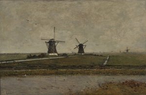 Polder ja Mills lähellä Overschie