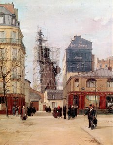 La Liberte valaisee maailmaa Frederic Auguste Bartholdin 1834-1905) tekemä Liberten patsas Gayetin valimossa, rue de Chazelles lähellä Boulevard de Courcellesiä Pariisissa ennen lähtöä New Yorkiin vuonna 1883. Paul Joseph Victor Dargan maalaus