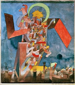 Demoni veneiden yllä (öljy kankaalle) tekijältä Paul Klee