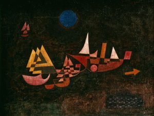 Abfahrt der Schiffe tekijältä Paul Klee