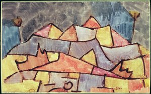 Karu vuoren muoto tekijältä Paul Klee