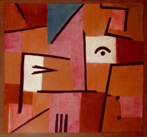 Näkymä punaisesta tekijältä Paul Klee