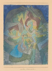 Blumen in der Vase Kukkia maljakossa, 1929. tekijältä Paul Klee