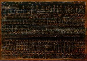 Burg der Gläubigen tekijältä Paul Klee