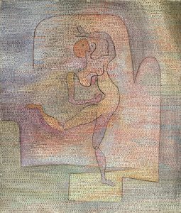 ""Dancer"" (Dancer) - Pintura de Paul Klee (1879-1940)finlandês tekijältä Paul Klee