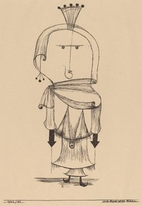 Kampallinen noita, 1922. tekijältä Paul Klee