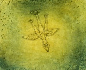 Down the More Troubling Bird; Herabstossender Vogel tekijältä Paul Klee
