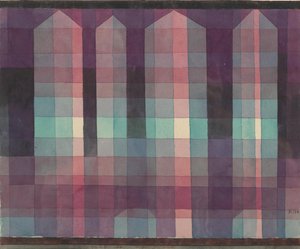 Neljä tornia, 1923. tekijältä Paul Klee