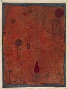 Hedelmiä punaisella, 1930. tekijältä Paul Klee