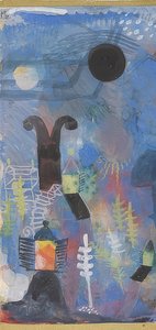 Puutarha. 1918 tekijältä Paul Klee