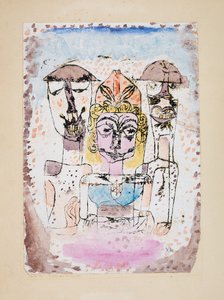 Kreikka ja barbaarit, 1920. tekijältä Paul Klee