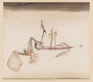 Ground Bewitched Landscape, 1924. finlandès tekijältä Paul Klee