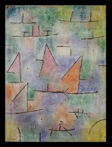 Satama purjelaivoineen tekijältä Paul Klee