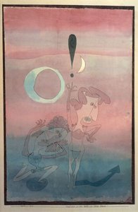 Pääkohtaus baletista Väärä vala, 1922. tekijältä Paul Klee