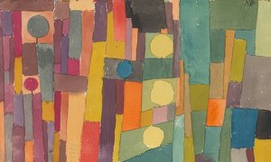 Kairouanin tyyliin, maltillisiksi käännettynä. 1931 tekijältä Paul Klee