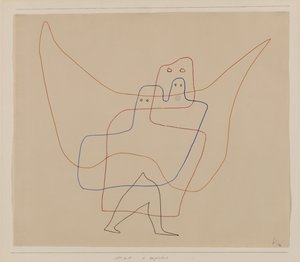 Teoksessa Angels Care, 1931. tekijältä Paul Klee
