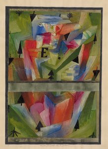 Maisema lähellä E.:tä Baijerissa, 1921. tekijältä Paul Klee
