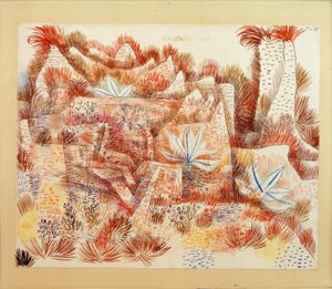 Landschaft mit Agaven tekijältä Paul Klee
