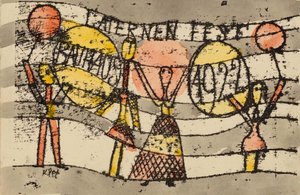Lyhtyjuhla Bauhaus 1922, 1922. tekijältä Paul Klee
