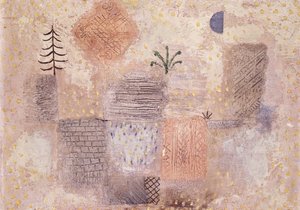 Park viileän Crescentin kanssa; Park mit dem kuhlen Halbmond tekijältä Paul Klee