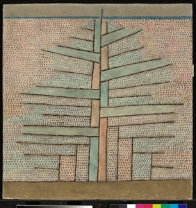 ""Pine"" (mänty) - Paul Kleen (1879-1940) maalaus tekijältä Paul Klee