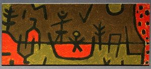 Lampi puistossa tekijältä Paul Klee