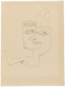 Siistin naisen muotokuva, 1919. tekijältä Paul Klee